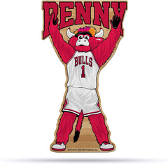 Rico NBA Chicago Bulls Shape Cut Mascot Logo Pennant