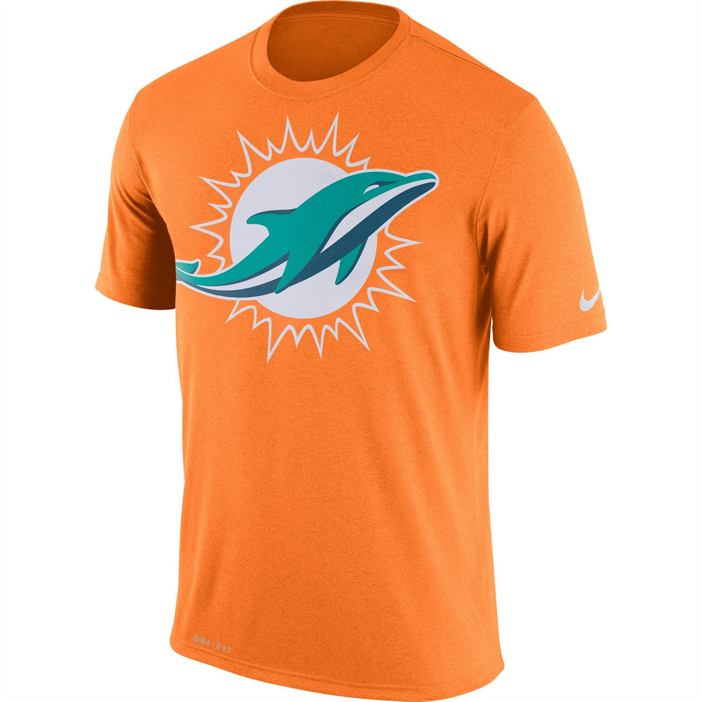 Nike NFL Men's Miami Dolphins Dri-Fit Logo Essential 3 T-Shirt