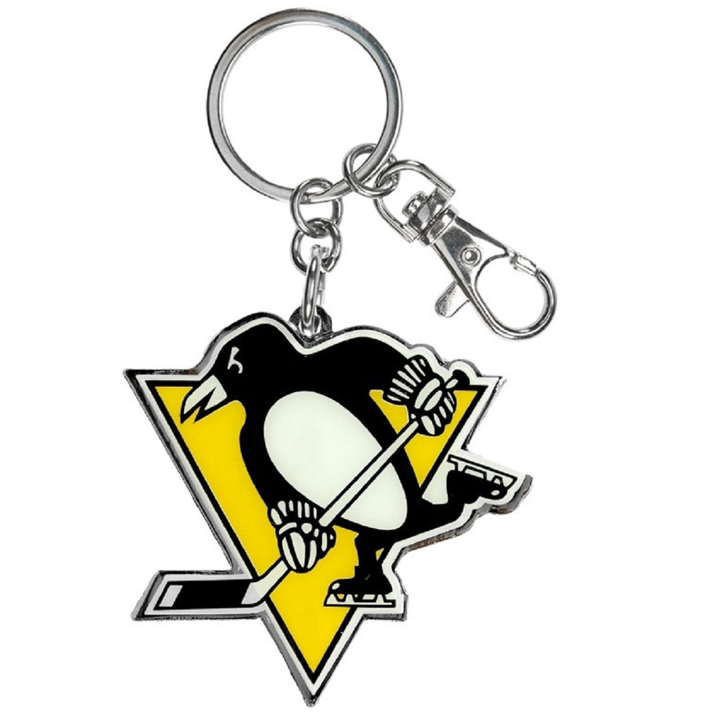 Pittsburgh Penguins Fabric Key Fob Wristlet Key Fob 