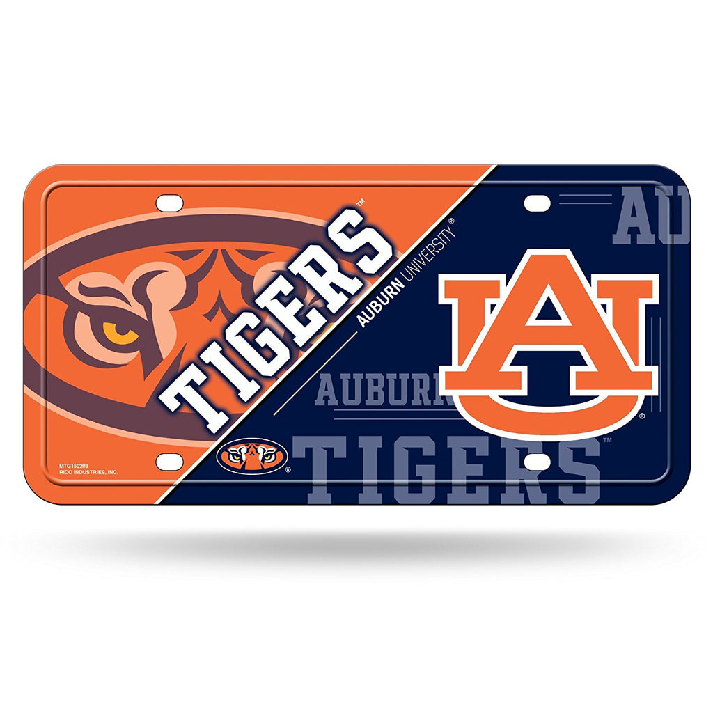 Rico NCAA Auburn Tigers Auto Metal Tag Car License Plate MTG