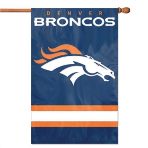 Party Animal NFL Denver Broncos 28 x 44 House Banner Flag
