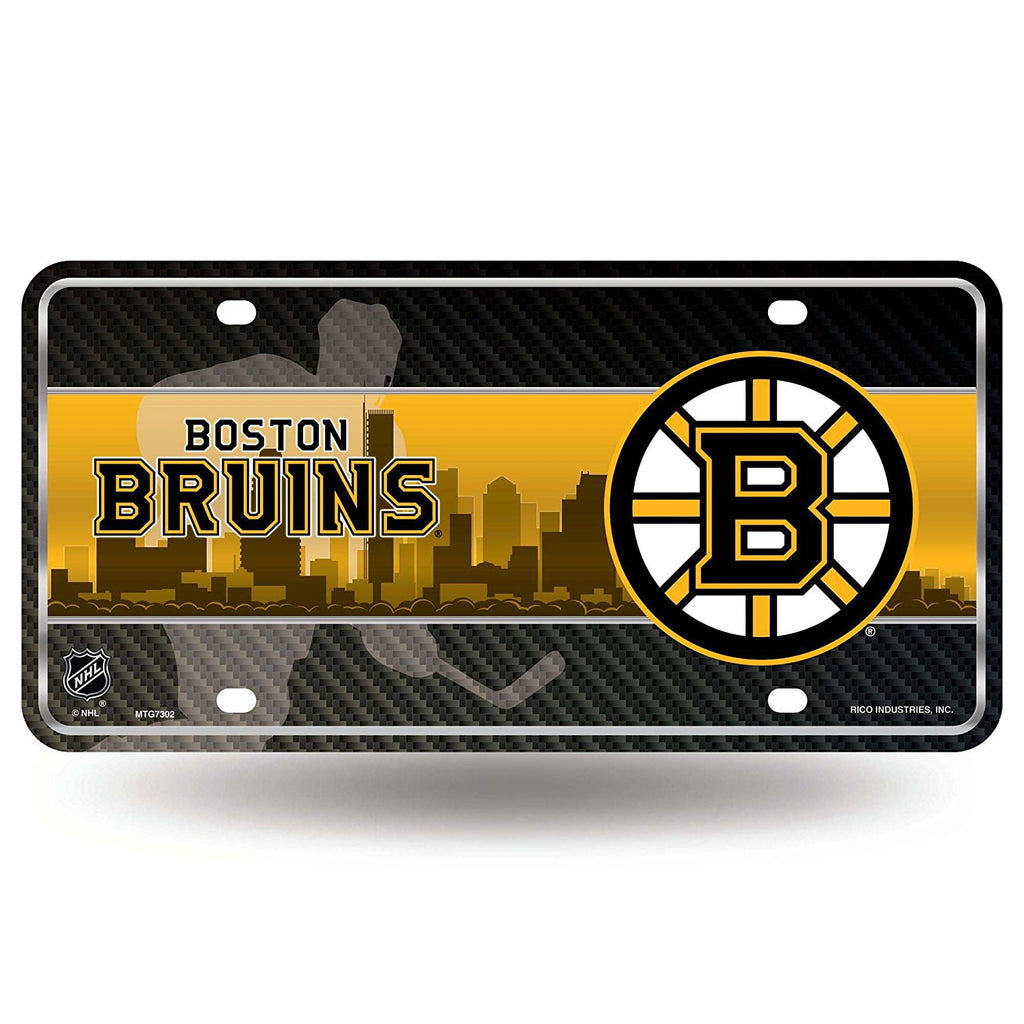 Boston Bruins Aluminum Embossed Hockey Logo Emblem