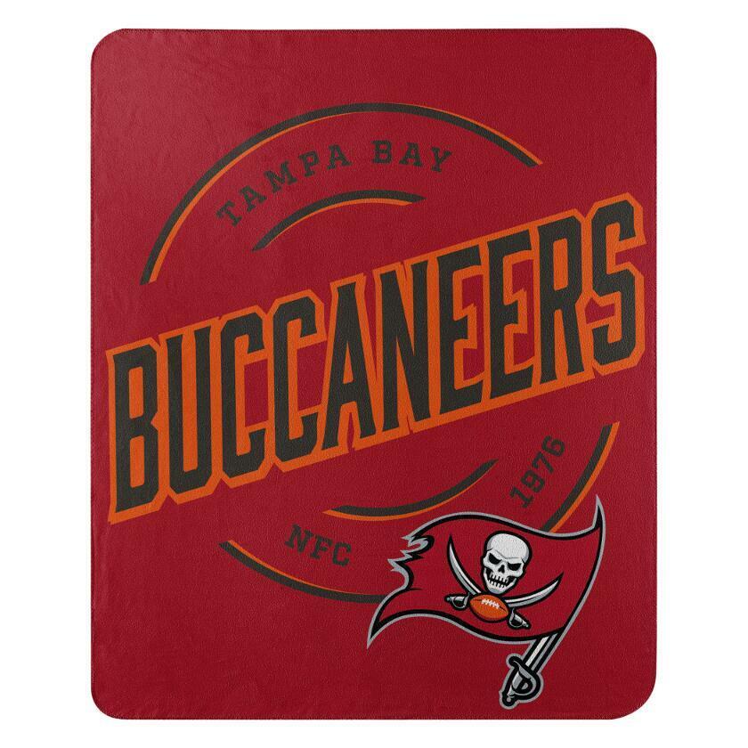 The Northwest Company NFL Tampa Bay Buccaneers Campaign Design Fleece Throw Blanket