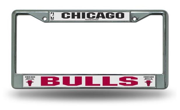 Rico NBA Chicago Bulls Auto Tag Chrome Frame FC01