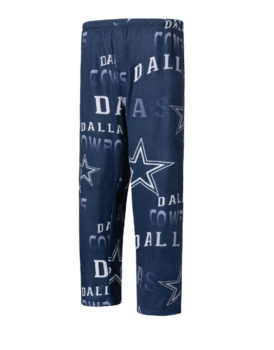 Concept Sports NFL Men's Dallas Cowboys Windfall Pajamas Shirt & Pants Sleepwear Set
