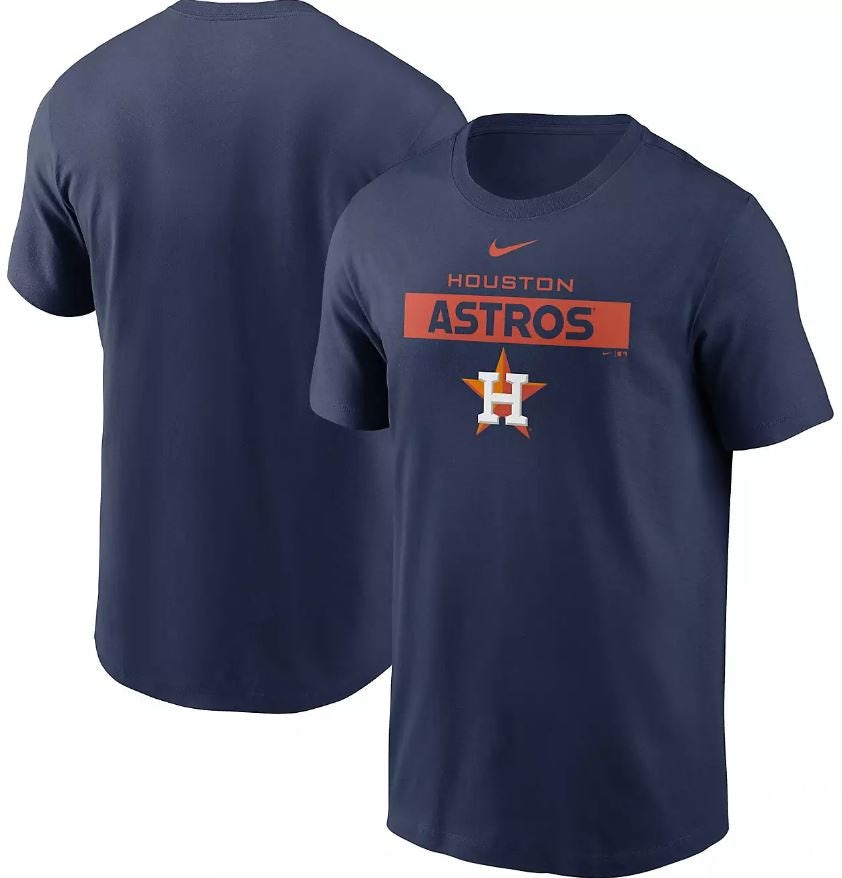 Men's Houston Astros Fanatics Branded Navy #1 Dad T-Shirt
