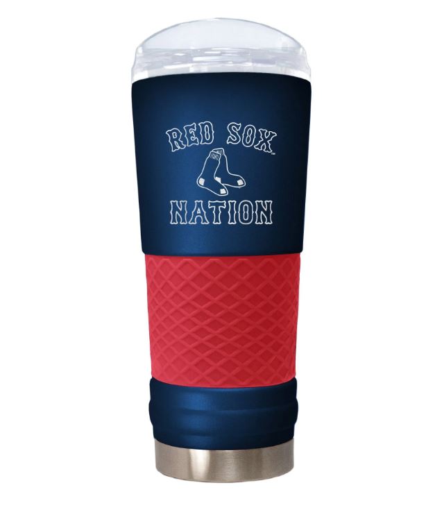 Great American Products MLB Boston Red Sox Powder Coated Rally Cry Draft Tumbler 24oz