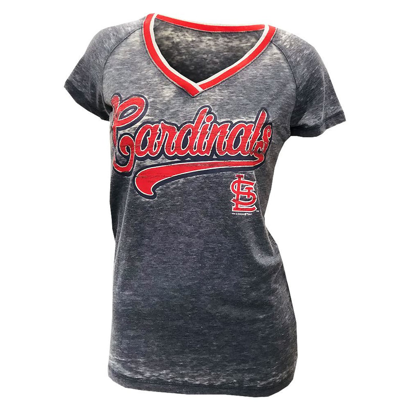 New Era 5th & Ocean St. Louis Cardinals MLB T-Shirt Blue Cotton Women’s  Large L
