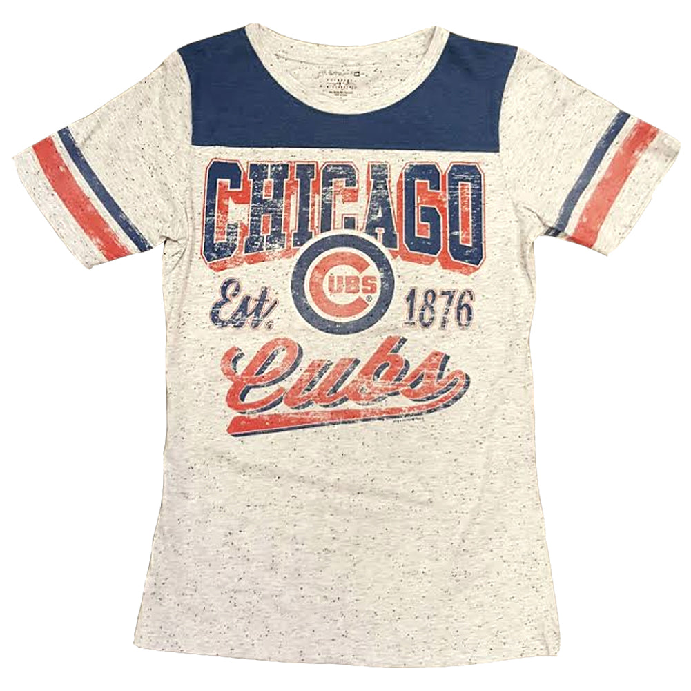 5th & Ocean MLB Women's Chicago Cubs Pepper T-Shirt Small
