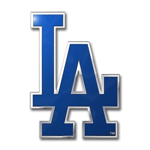 New era MLB Team Logo Metallic Los Angeles Dodgers Short Sleeve T-Shirt