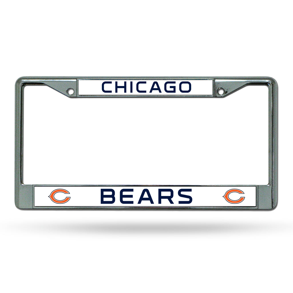 Rico NFL Chicago Bears Auto Tag Chrome Frame FC