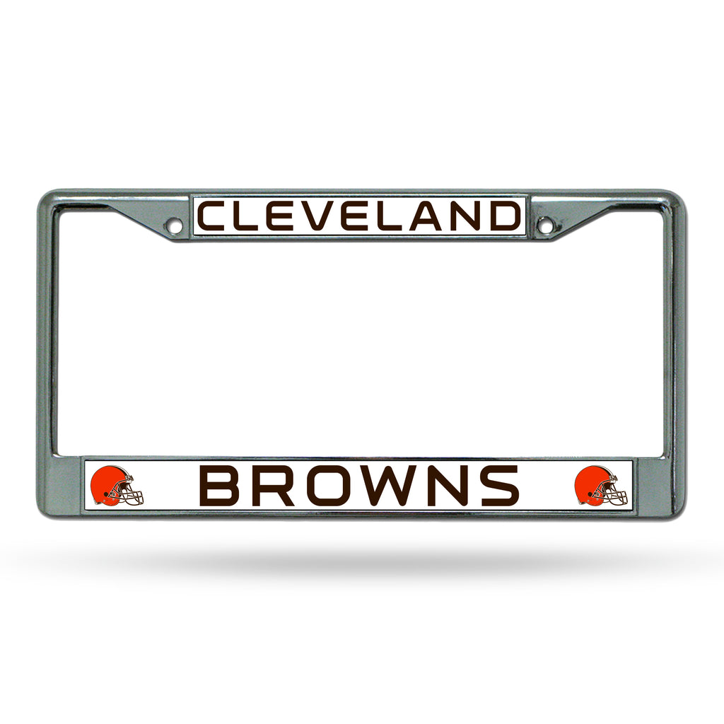Rico NFL Cleveland Browns Auto Tag Chrome Frame FC