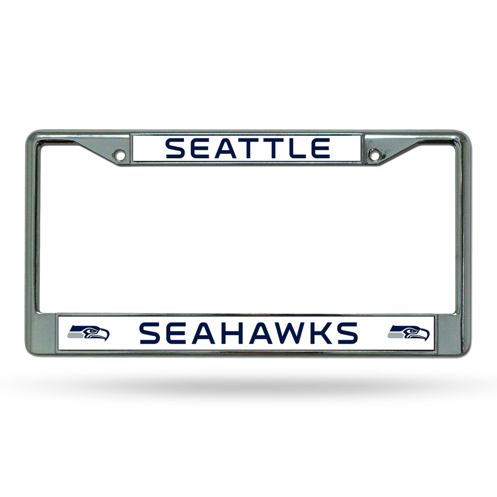 Rico NFL Seattle Seahawks Auto Tag Chrome Frame FC