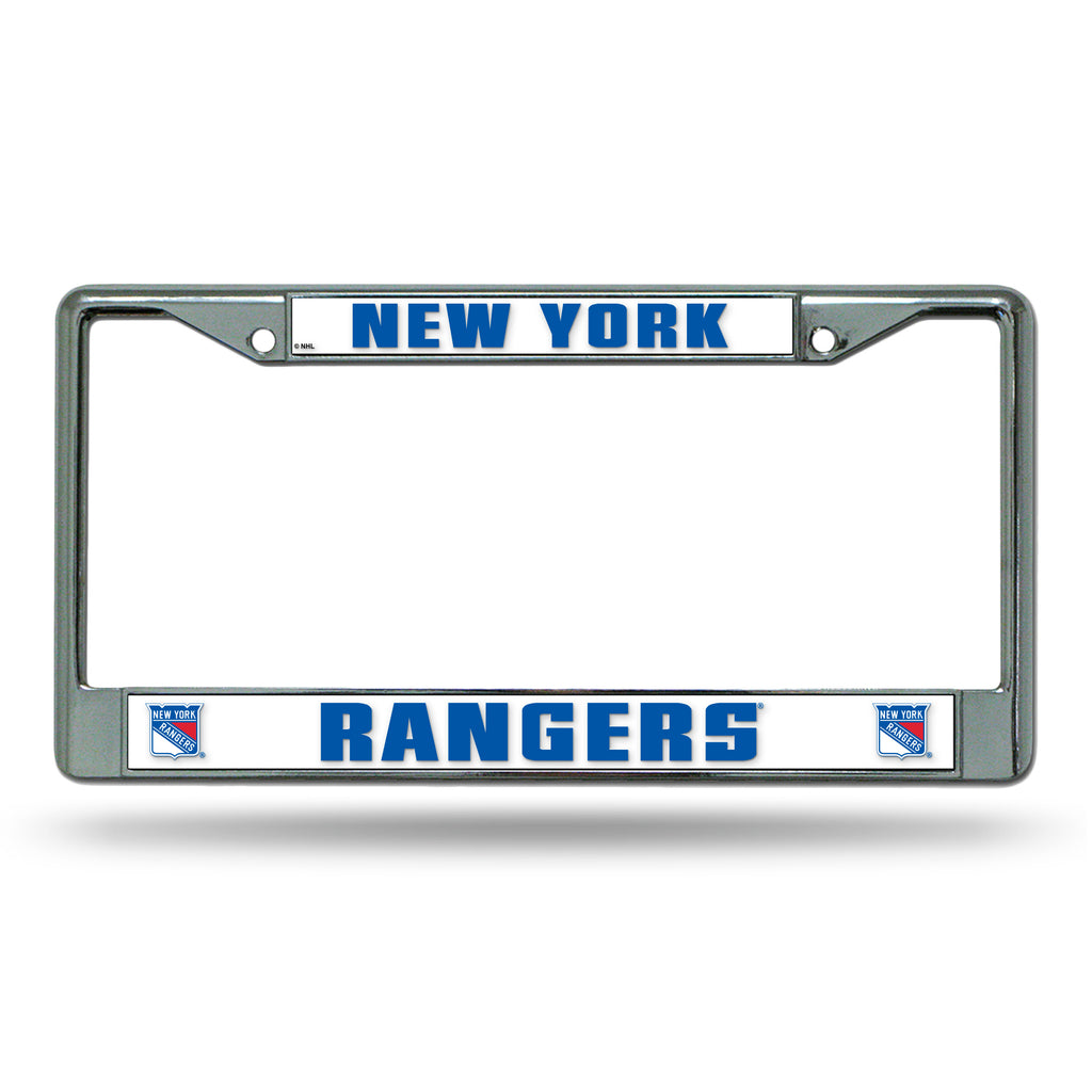 Rico NHL New York Rangers Auto Tag Chrome Frame FC