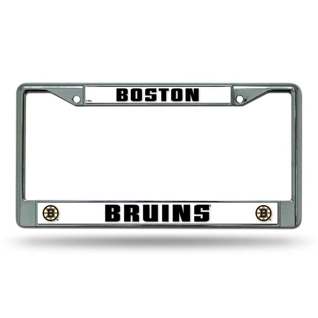 Rico NHL Boston Bruins Auto Tag Chrome Frame FC