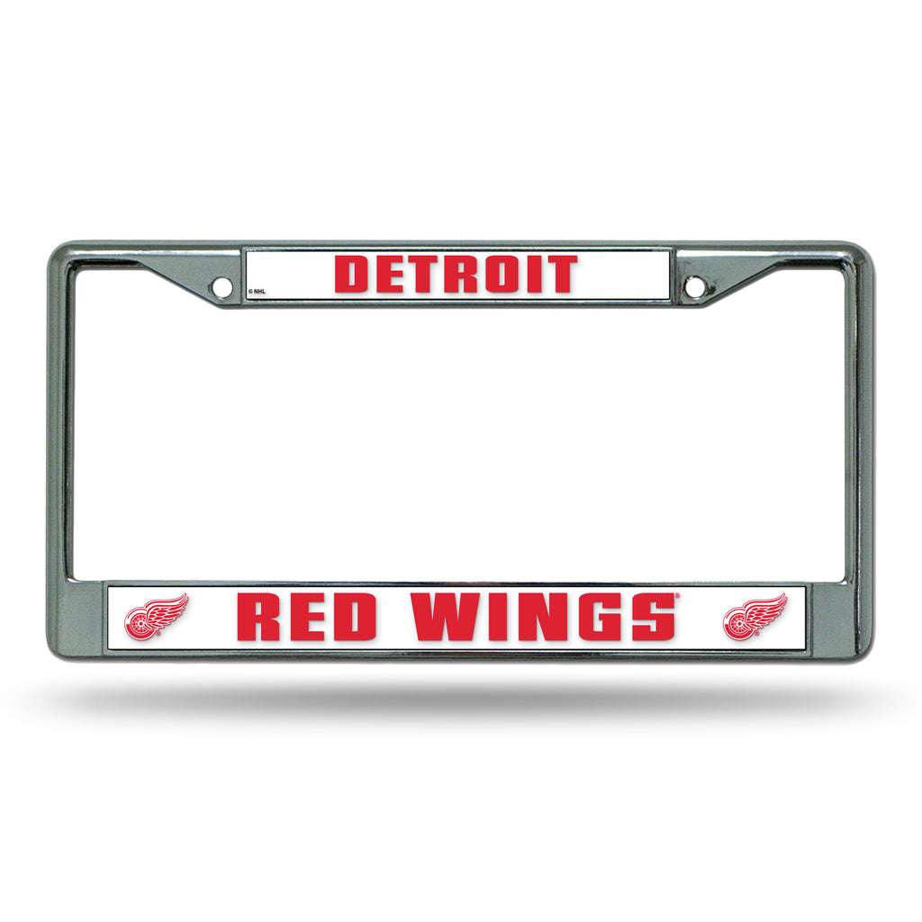 Rico Detroit Red Wings Auto Tag Chrome Frame FC