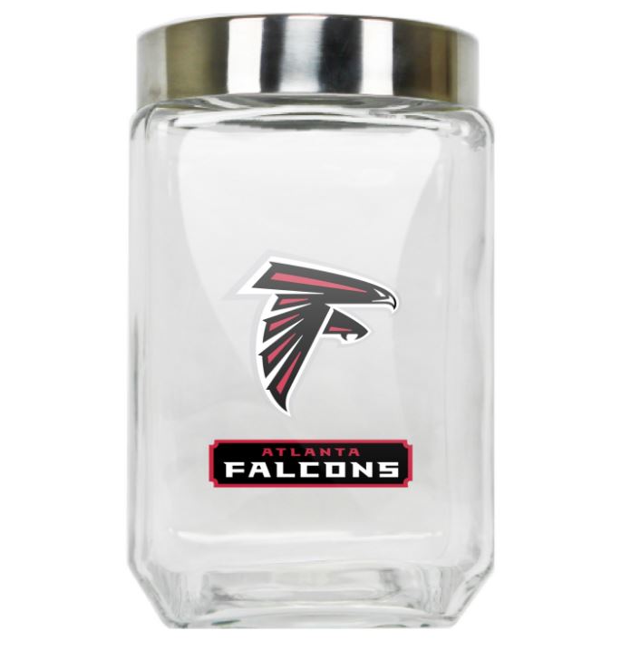 Duckhouse NFL Atlanta Falcons Glass Large Canister