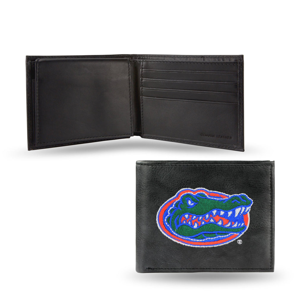 Rico NCAA Florida Gators Embroidered Billfold Genuine Leather Wallet