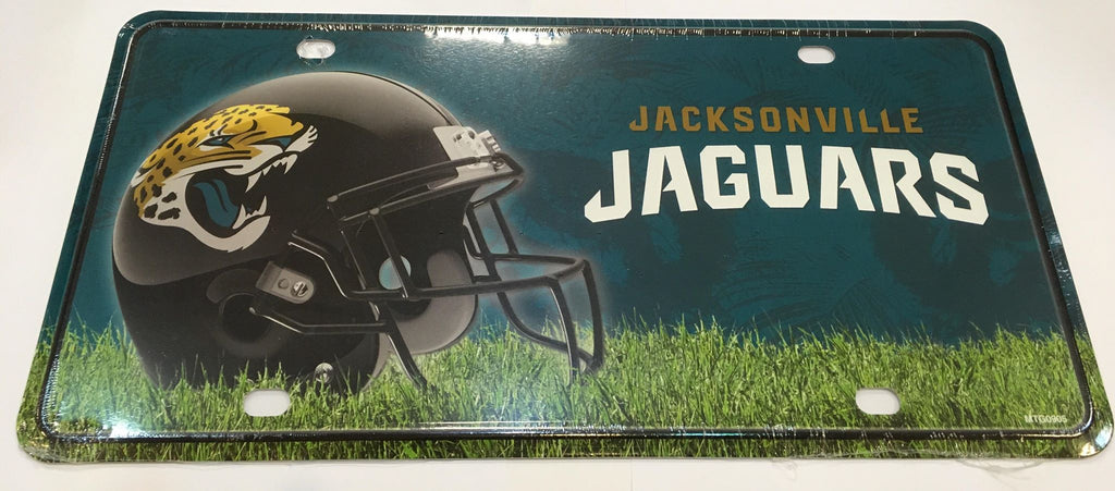 Rico NFL Jacksonville Jaguars Auto Metal Tag Car License Plate MTG05
