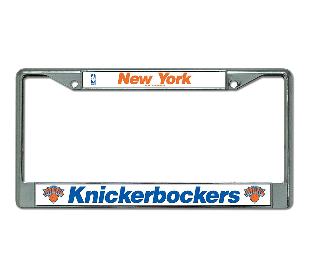 Rico NBA New York Knicks Auto Tag Chrome Frame FC02