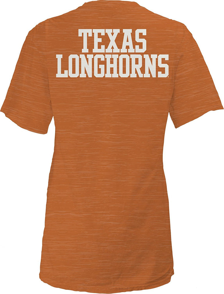 Pressbox NCAA Women's Texas Longhorns Emerald Pocket V-Neck T-Shirt