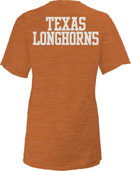 Pressbox NCAA Women's Texas Longhorns Emerald Pocket V-Neck T-Shirt