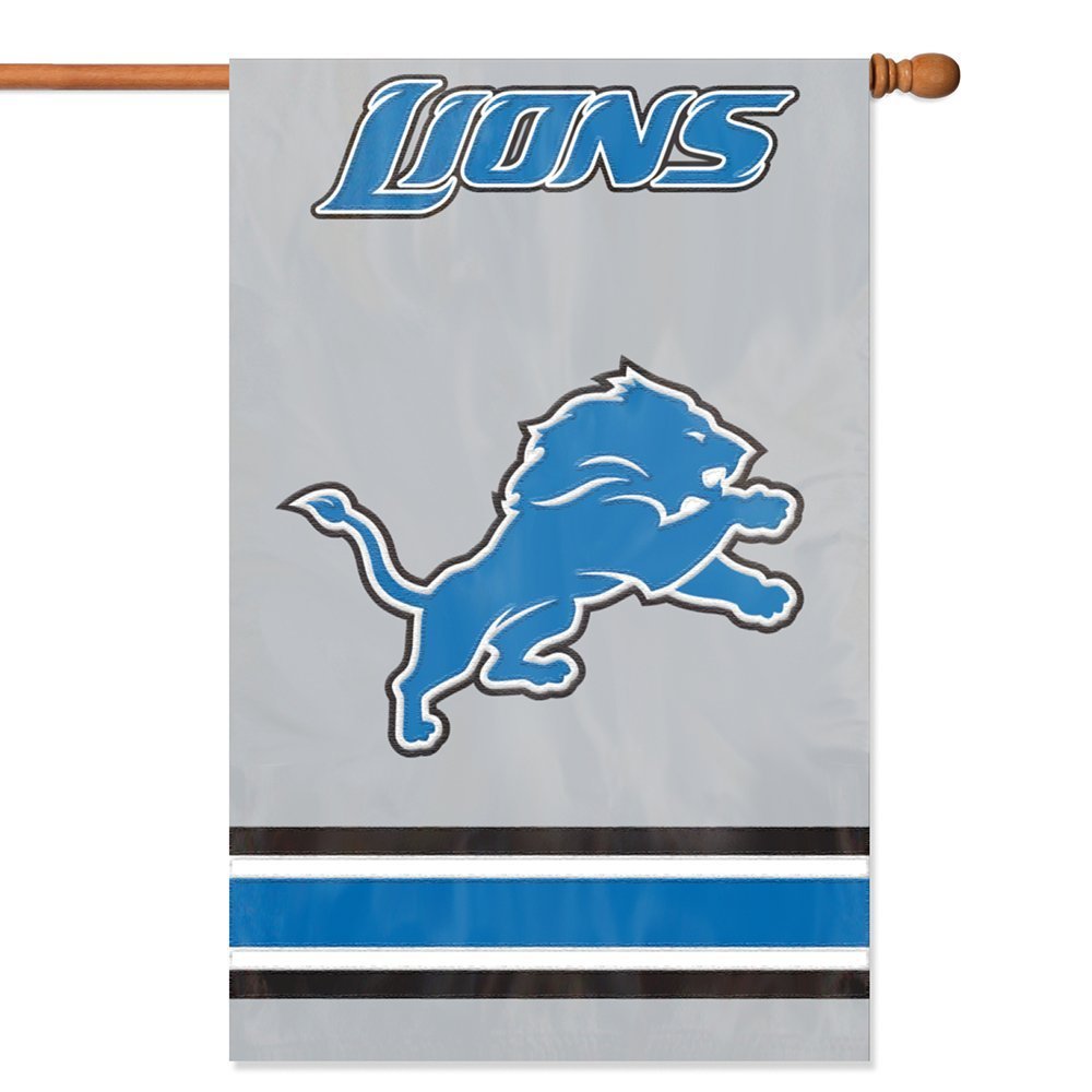 Party Animal NFL Detroit Lions 28" x 44" House Banner Flag