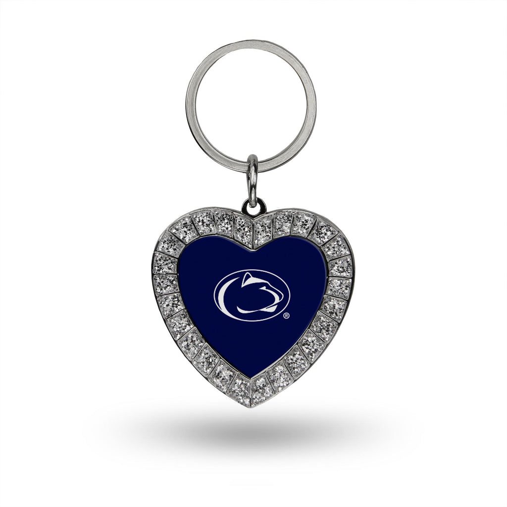 Rico NCAA Penn State Nittany Lions Rhinestone Heart Key Chain