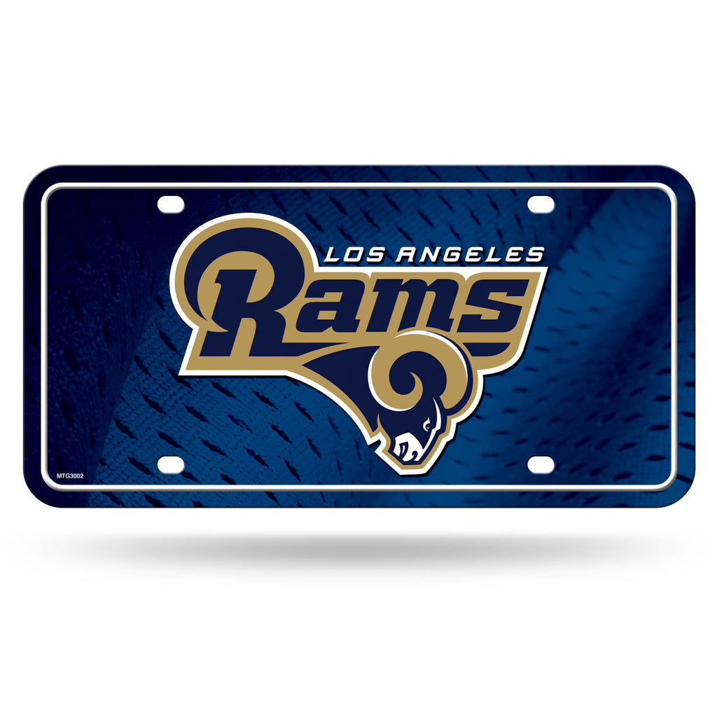 Only Rams Rear Plate Rico NFL Los Angeles Rams Auto Metal Tag Car License Plate MTG – SportZZone