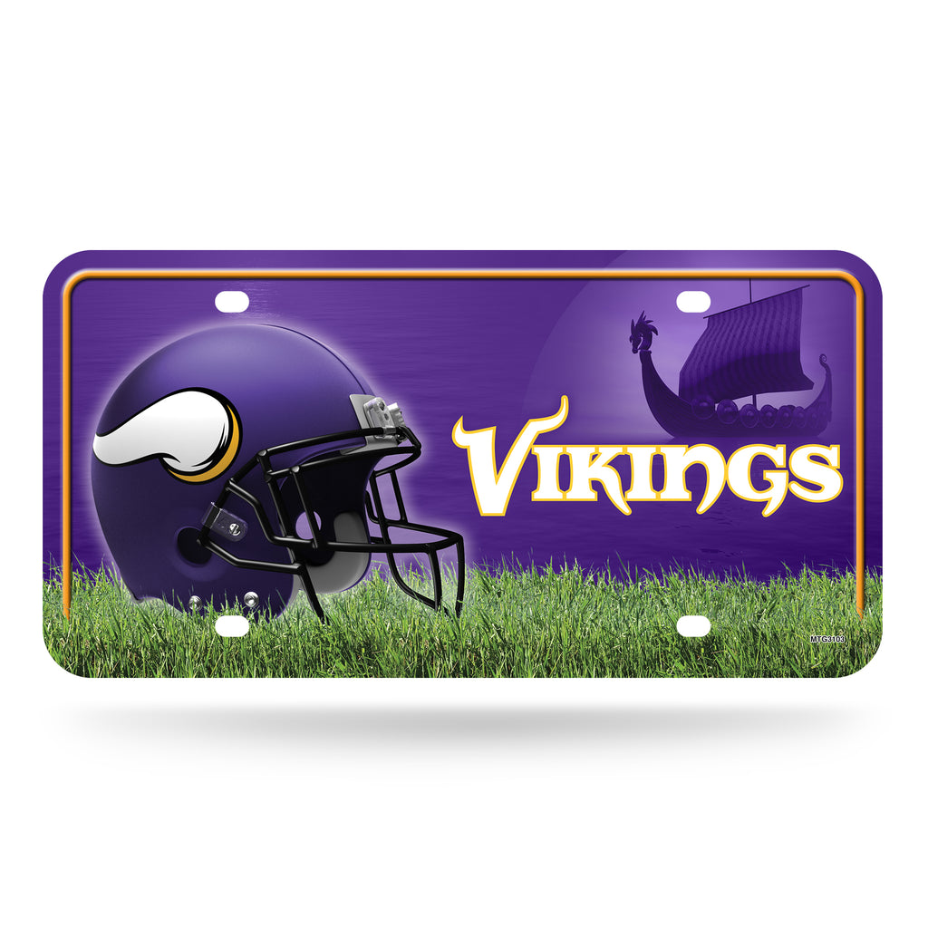 Rico NFL Minnesota Vikings Auto Metal Tag Car License Plate MTG
