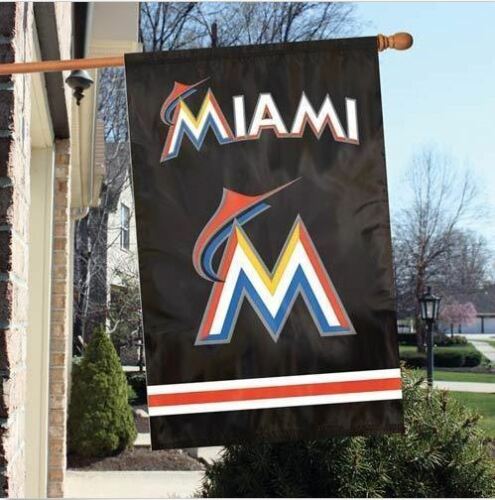 Party Animal MLB Miami Marlins House Banner Flag