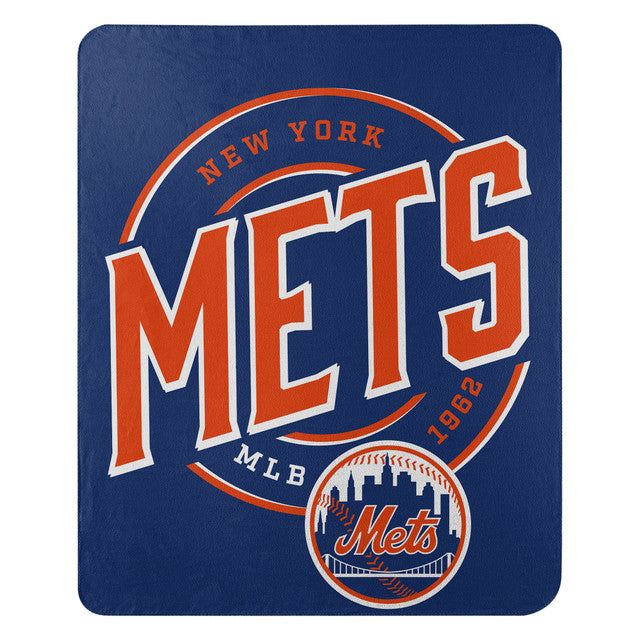 The Northwest Company MLB New York Mets Campaign Design Fleece Throw Blanket