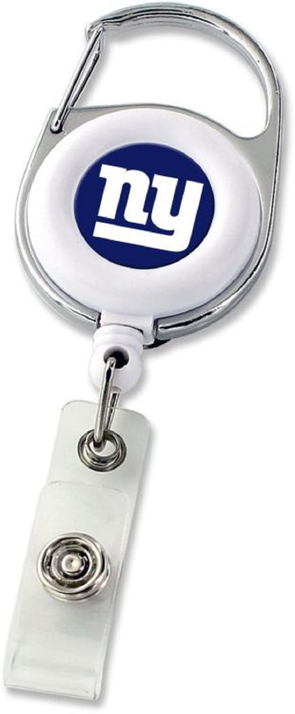 Aminco NFL New York Giants Premium Retractable Deluxe Clip Badge Reel