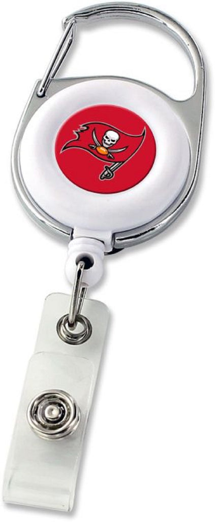 Aminco NFL Tampa Bay Buccaneers Premium Retractable Deluxe Clip Badge Reel