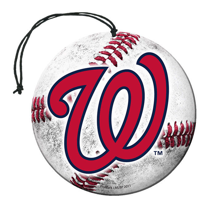Promark MLB Washington Nationals Air Freshener 3 Pack Vanilla Scent
