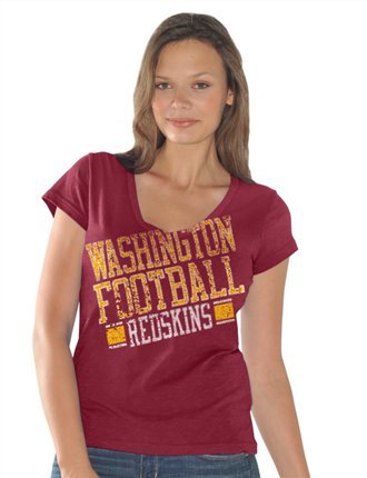 G-III NFL Women's Washington Redskins Fanfare V-Neck T-Shirt