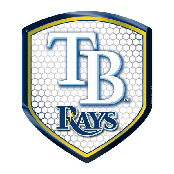 Team Promark MLB Tampa Bay Rays Team Reflector Shield Decal