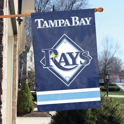 Party Animal MLB Tampa Bay Rays 28" x 44" House Banner Flag