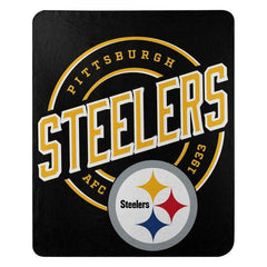 The Northwest Company NFL Pittsburgh Steelers Campaign Design Fleece Throw Blanket