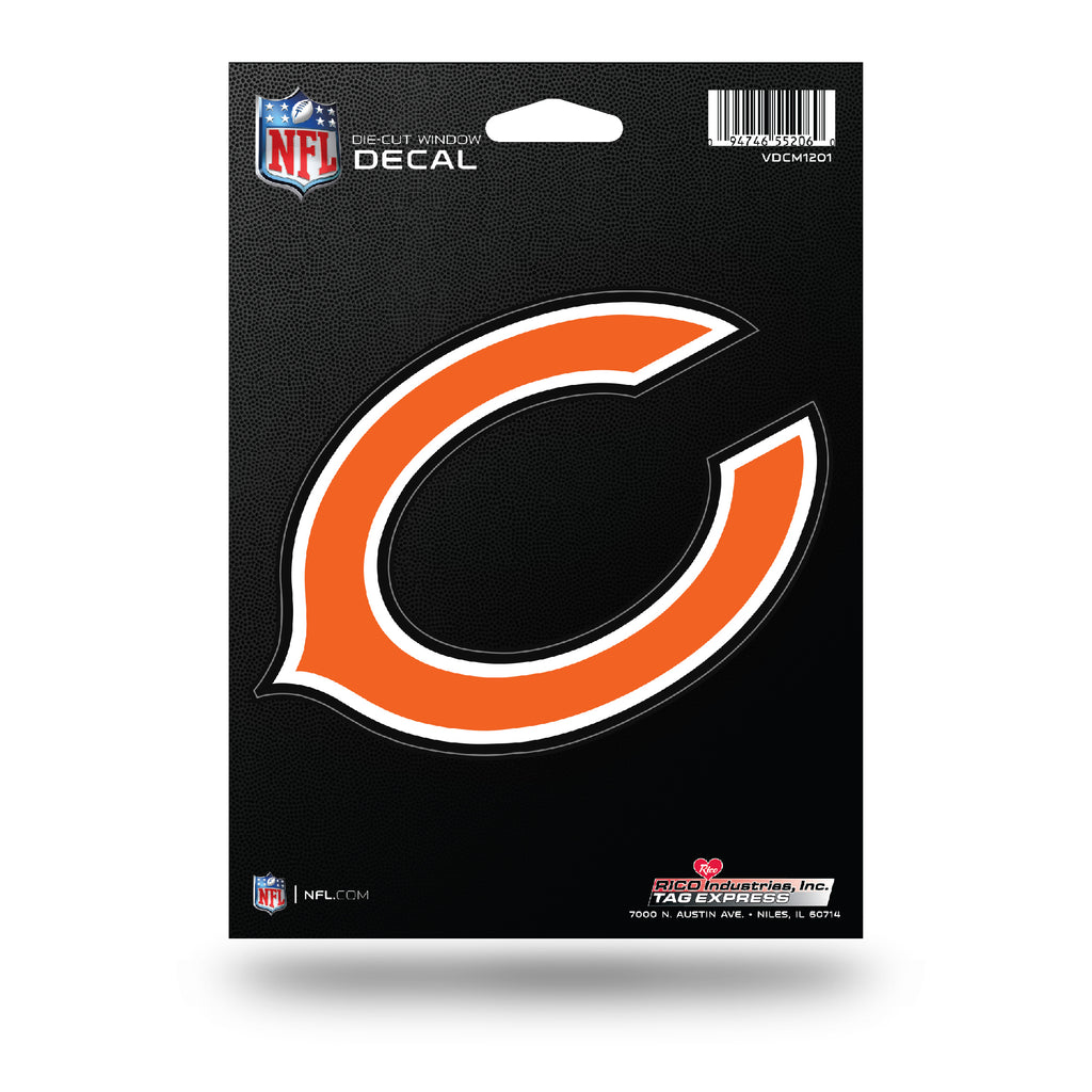 Rico NFL Chicago Bears Die Cut Auto Decal Car Sticker Medium VDCM