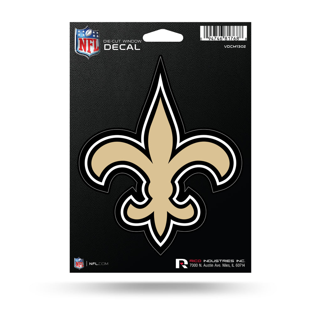 Rico NFL New Orleans Saints Die Cut Auto Decal Car Sticker Medium VDCM02