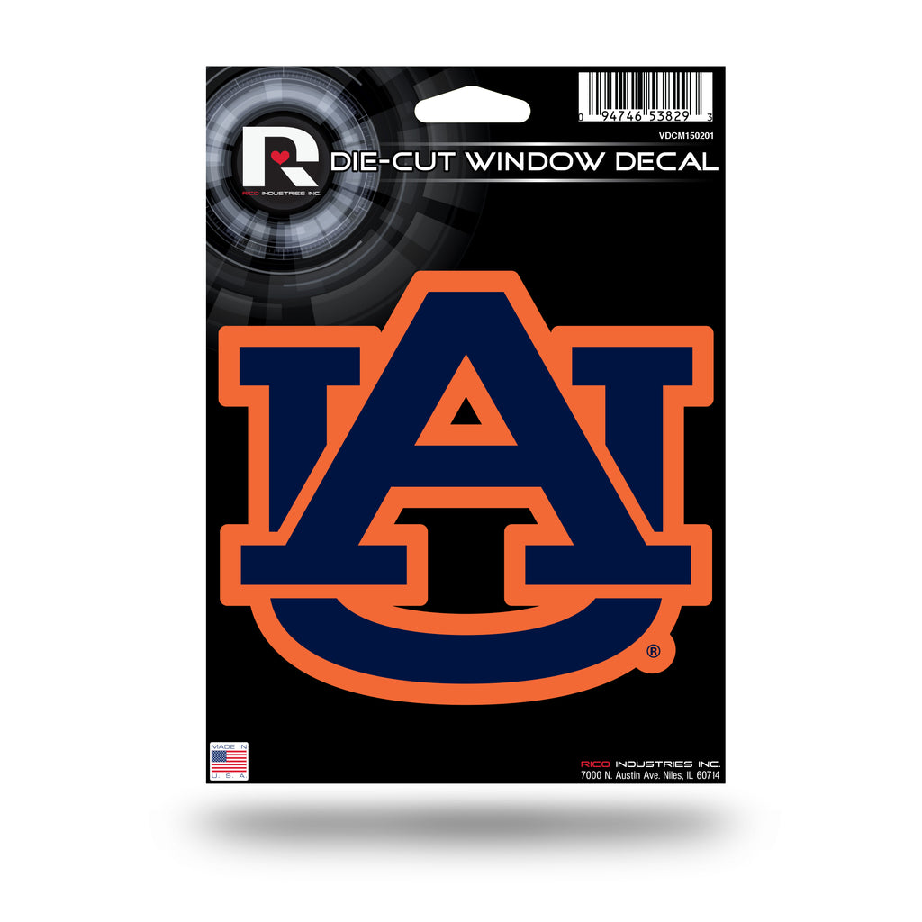 Rico NCAA Auburn Tigers Die Cut Auto Decal Car Sticker Medium VDCM