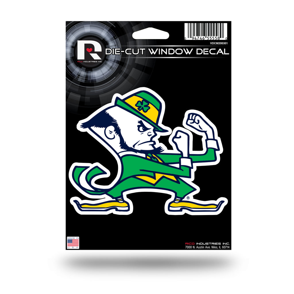 Rico NCAA Notre Dame Fighting Irish Die Cut Auto Decal Car Sticker Medium VDCM