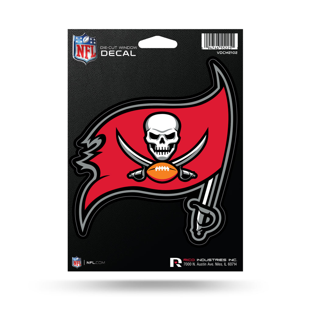 Rico NFL Tampa Bay Buccaneers Die Cut Auto Decal Car Sticker Medium VDCM