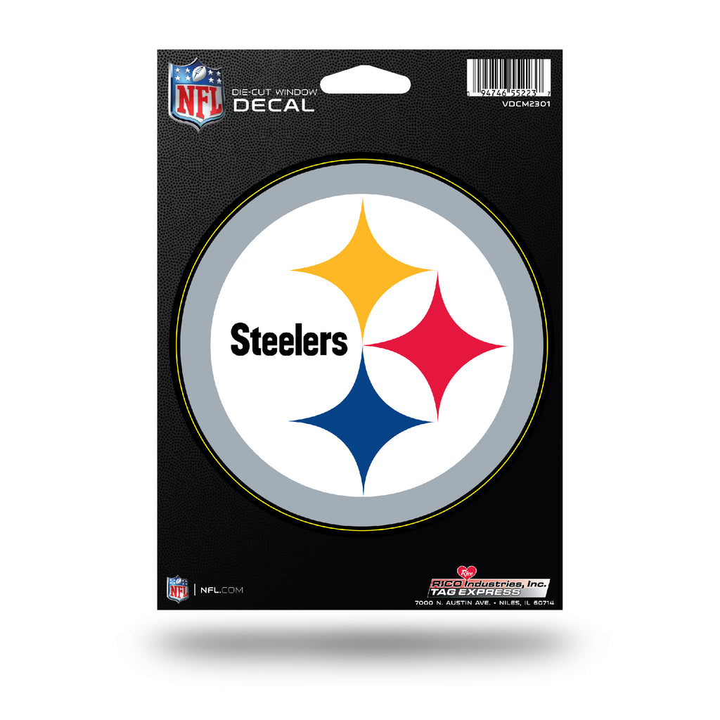 Rico NFL Pittsburgh Steelers Die Cut Auto Decal Car Sticker Medium VDCM