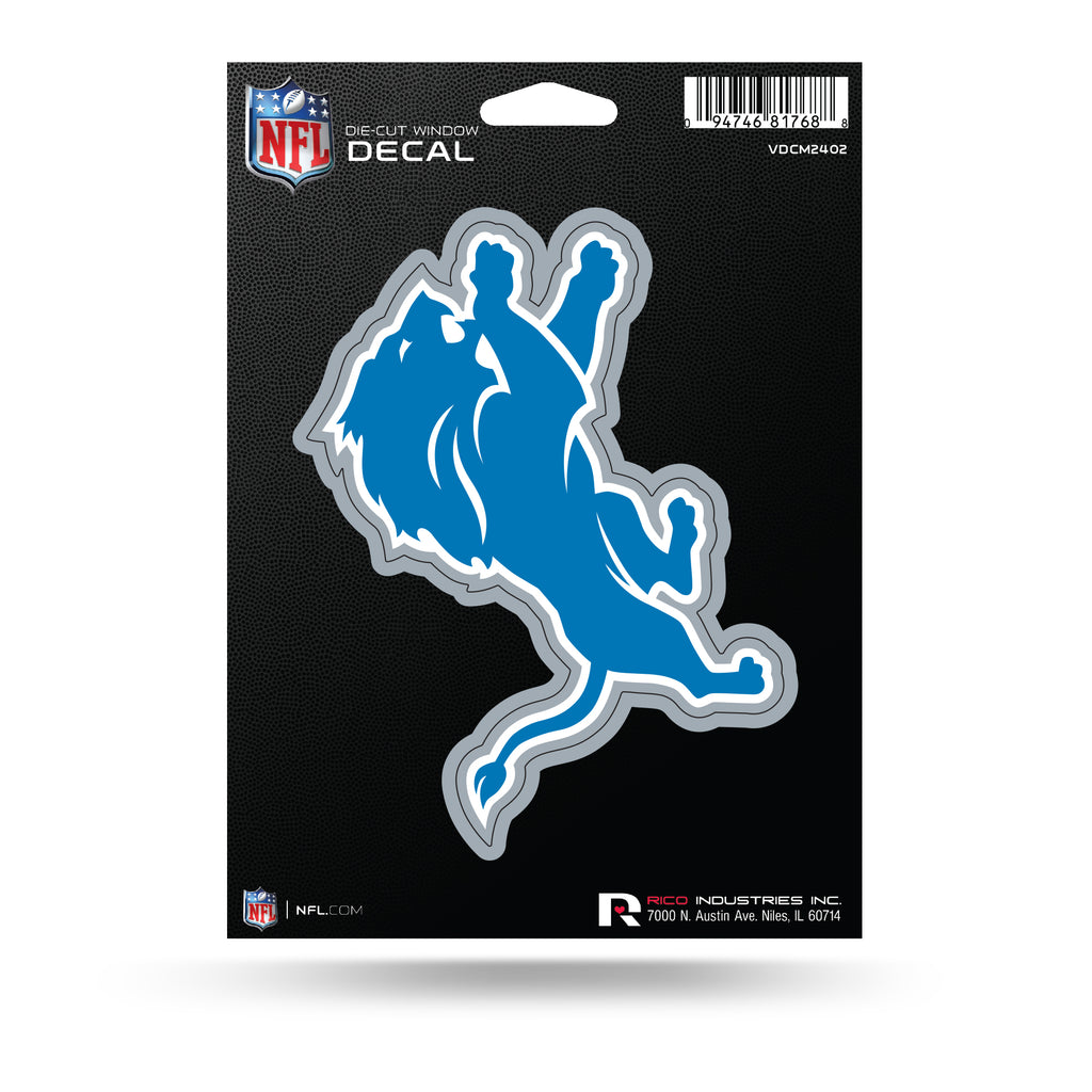 Rico NFL Detroit Lions Die Cut Auto Decal Car Sticker Medium VDCM02