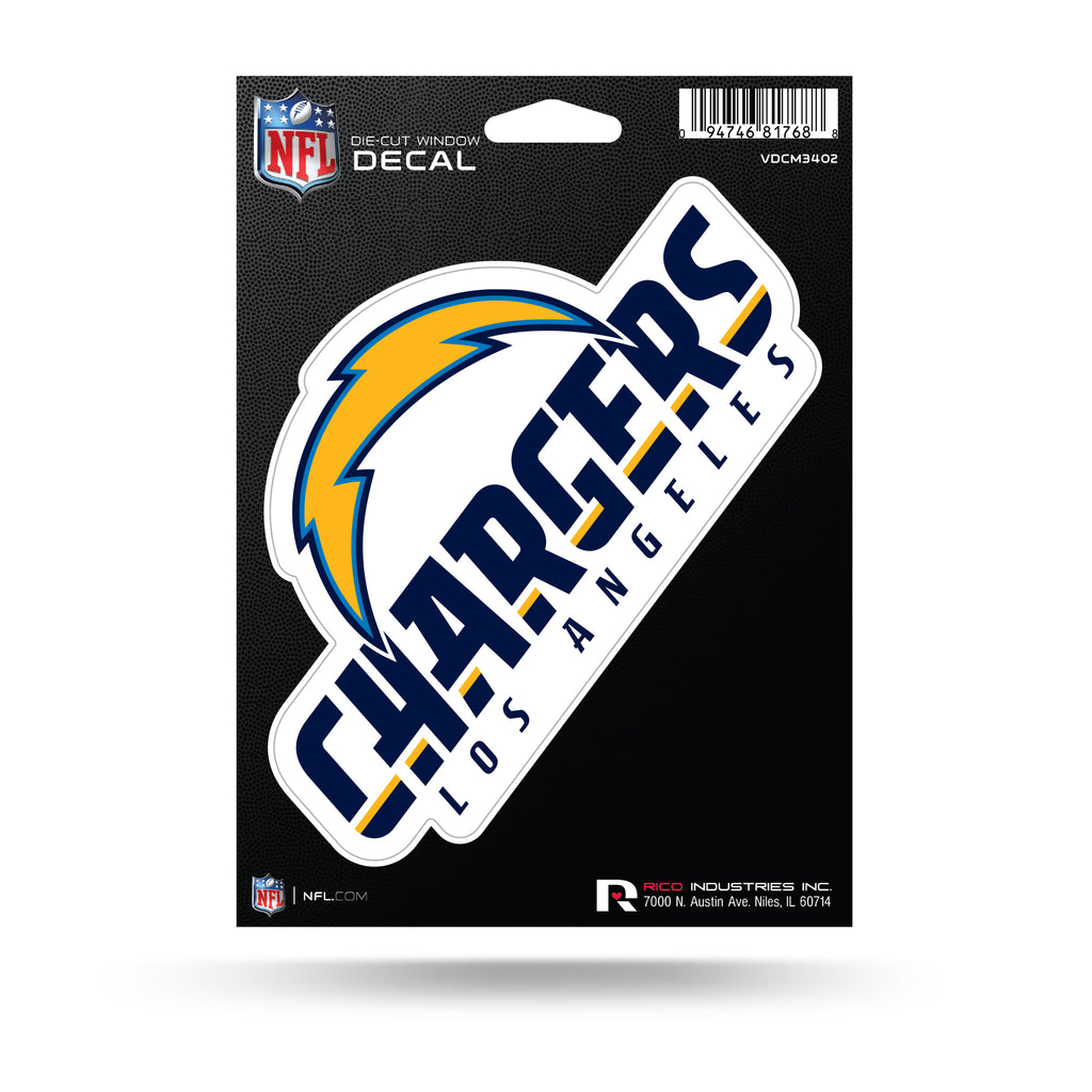 Rico NFL Los Angeles Chargers Die Cut Auto Decal Car Sticker Medium VDCM