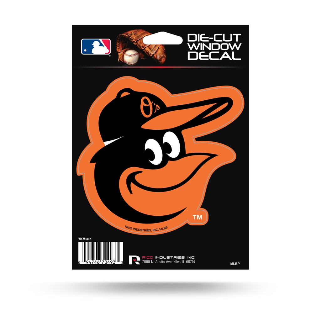 Rico MLB Baltimore Orioles Die Cut Auto Decal Car Sticker Medium VDCM