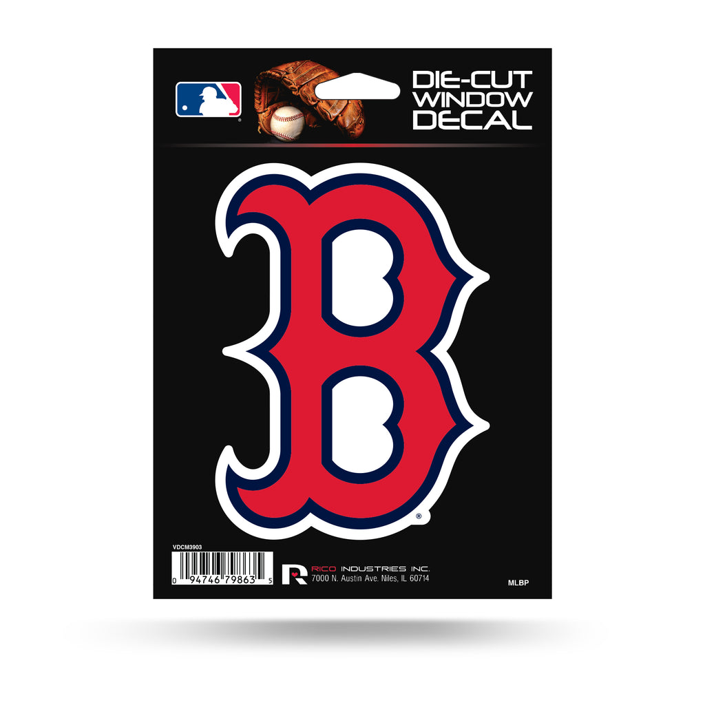 Rico MLB Boston Red Sox B Logo Die Cut Auto Decal Car Sticker Medium VDCM