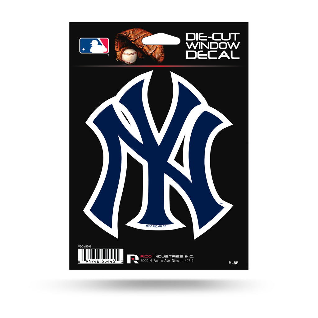 Rico MLB New York Yankees Die Cut Auto Decal Car Sticker Medium VDCM